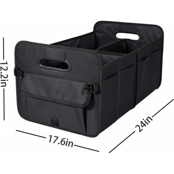 Car Trunk Organizer Car Storage Organizer Collapsible MultiCompartment Organizer - Picture 4 of 6